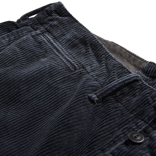 laydown image of Officer's Corduroy Straight Fit Chino Pant
