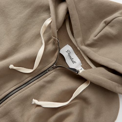 laydown detail image of Vintage Wash Full-Zip Sweatshirt