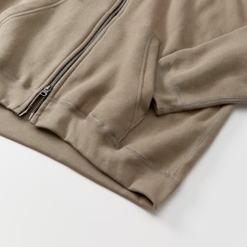 laydown detail image of Vintage Wash Full-Zip Sweatshirt