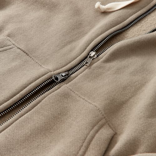 laydown detail image of Vintage Wash Full-Zip Sweatshirt