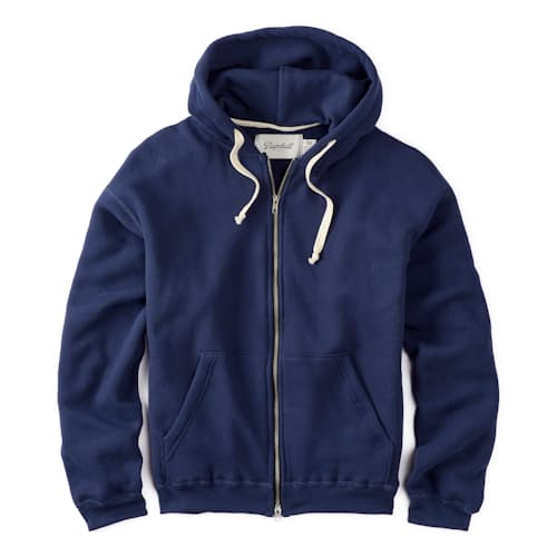 laydown image of Vintage Wash Full-Zip Sweatshirt