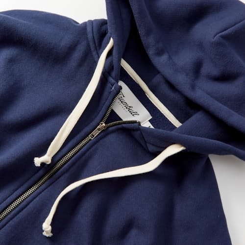 laydown detail image of Vintage Wash Full-Zip Sweatshirt
