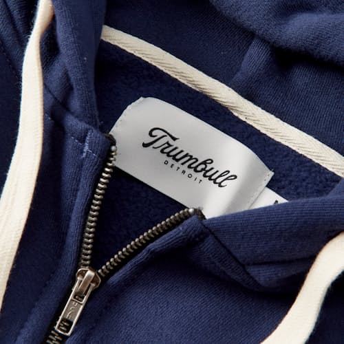 laydown detail image of Vintage Wash Full-Zip Sweatshirt