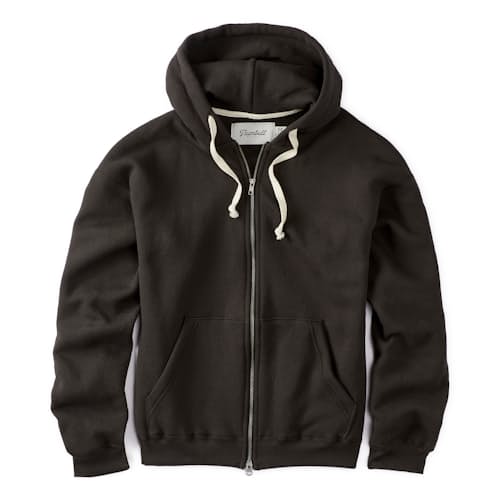 laydown image of Vintage Wash Full-Zip Sweatshirt