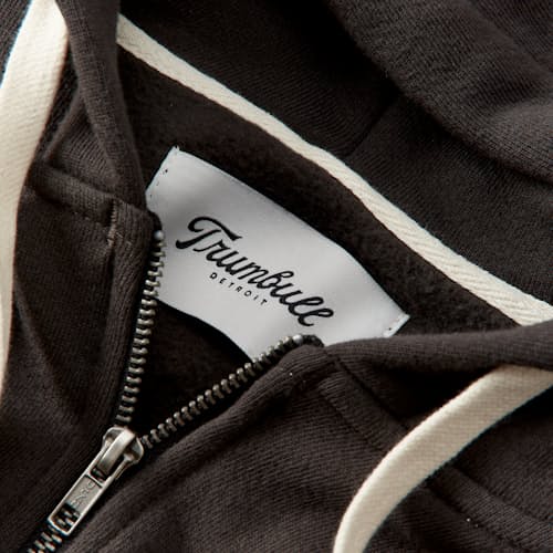 laydown detail image of Vintage Wash Full-Zip Sweatshirt