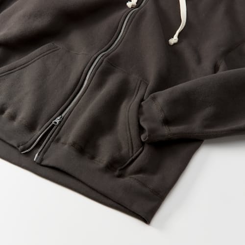 laydown detail image of Vintage Wash Full-Zip Sweatshirt