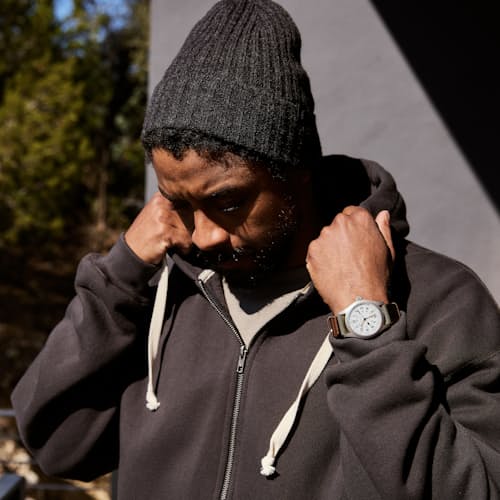 lifestyle image of Vintage Wash Full-Zip Sweatshirt