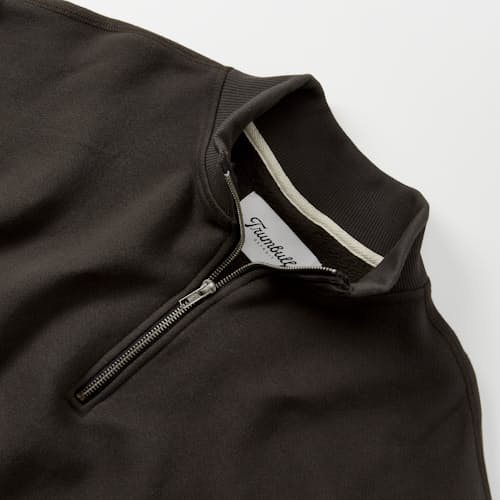 laydown detail image of Vintage Wash Quarter-Zip Sweatshirt