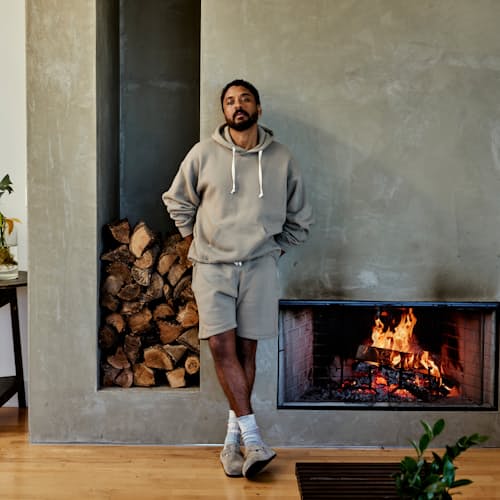 lifestyle image of Vintage Wash Sweatshort - 7"