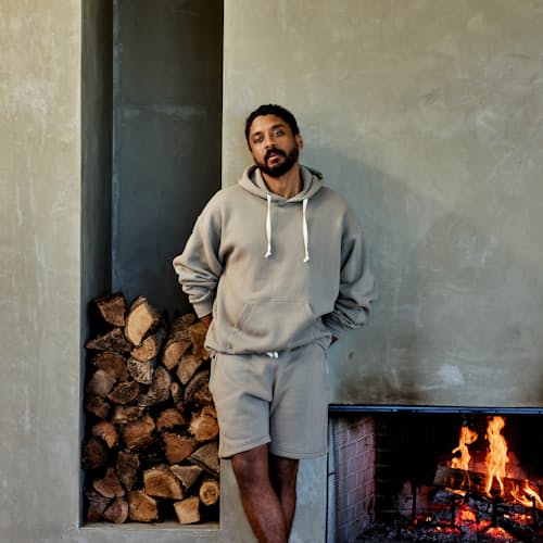 lifestyle image of Vintage Wash Pullover Sweatshirt