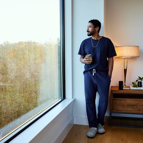 lifestyle image of Vintage Wash Classic Sweatpant