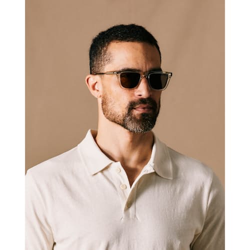 on model image of Passage Sunglasses - Polarized