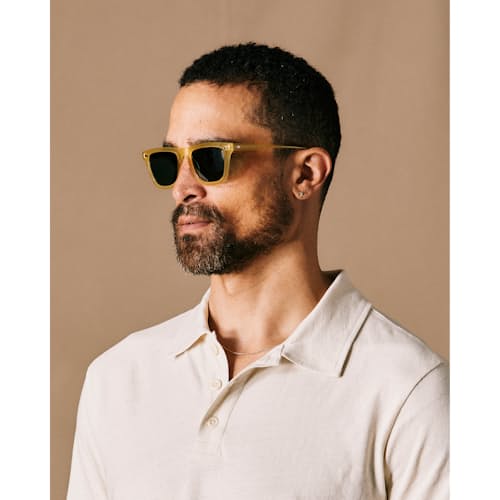 on model image of Passage Sunglasses