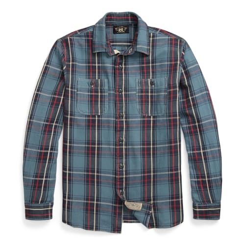 laydown image of Farrell Workshirt