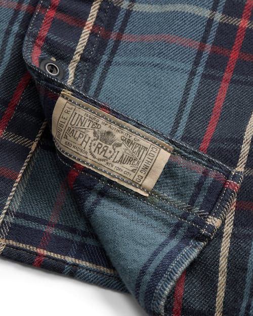 laydown detail image of Farrell Workshirt