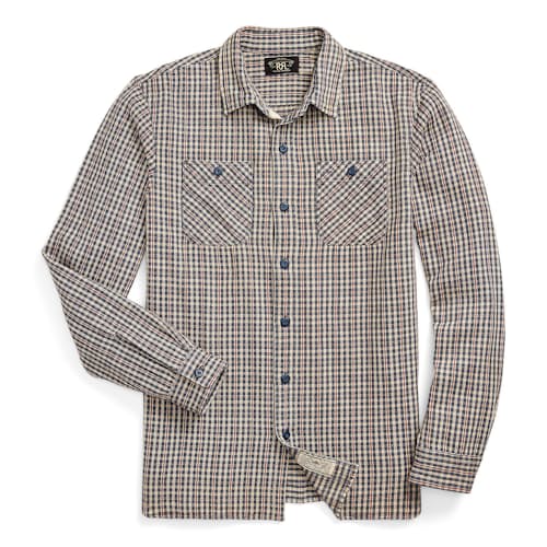 laydown image of Farrell Workshirt
