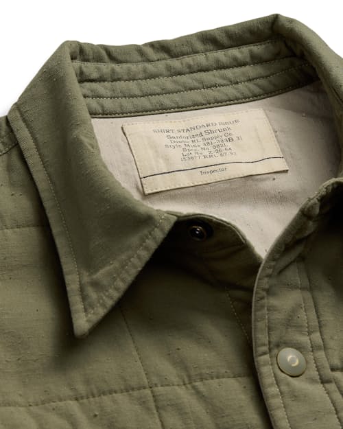 laydown detail image of Mountaineer Quilted Shirt Jacket