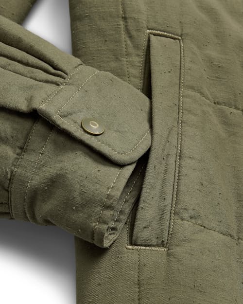 laydown detail image of Mountaineer Quilted Shirt Jacket