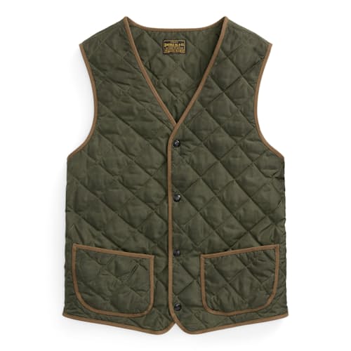 laydown image of Cooper Quilted Vest