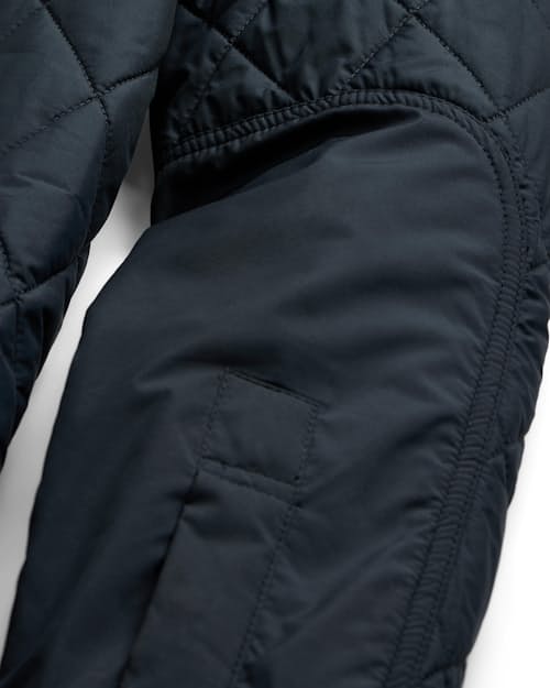 laydown detail image of Knox Recycled Quilted Shirt Jacket