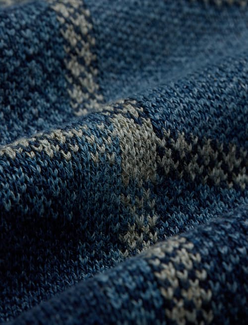 laydown detail image of Jacquard Shawl Cardigan Sweater