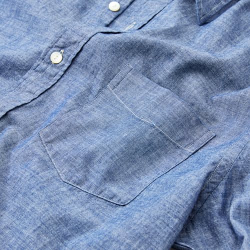 laydown detail image of Slim Fit Chambray Dress Shirt