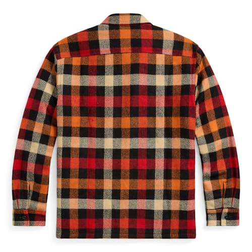 laydown image of Mason Wool Blend Overshirt