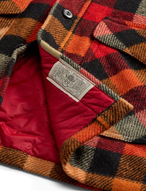 laydown detail image of Mason Wool Blend Overshirt