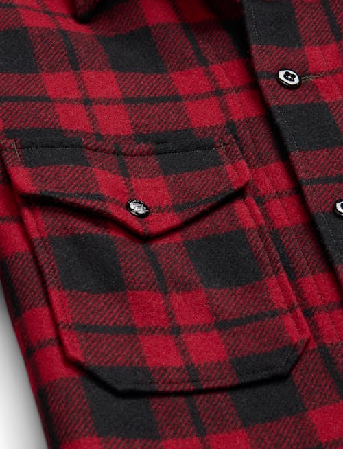 laydown detail image of Sportsman Plaid Overshirt
