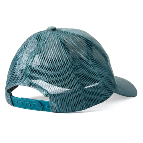 laydown image of Cotton Twill "Double RL" Trucker Hat