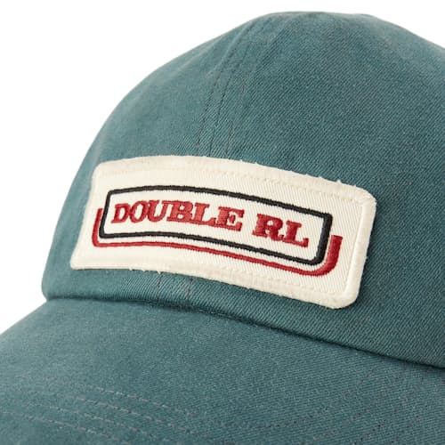 laydown detail image of Cotton Twill "Double RL" Trucker Hat