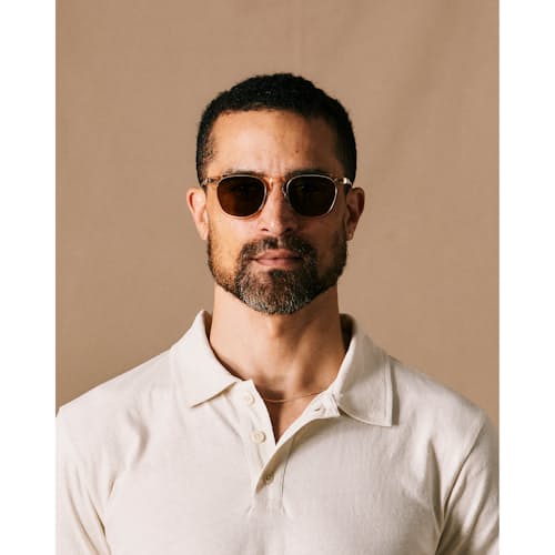 on model image of Woods Sunglasses - Polarized
