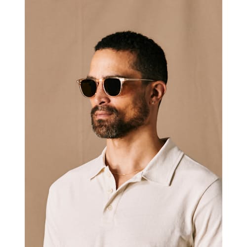 on model image of Woods Sunglasses - Polarized