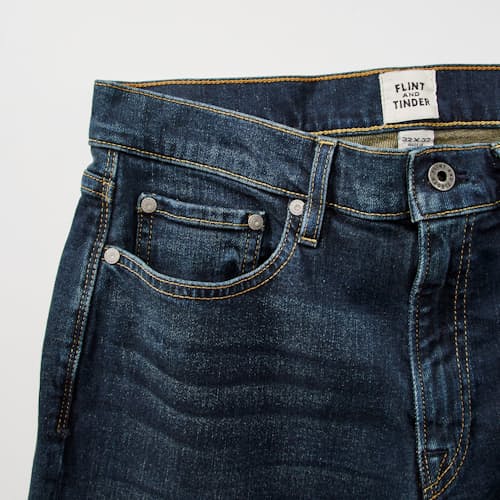 laydown detail image of All-American Stretch Denim - HB Slim