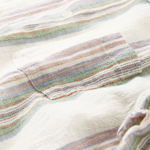 laydown detail image of Riis Short Sleeve Camp Shirt