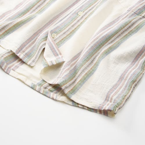 laydown detail image of Riis Short Sleeve Camp Shirt