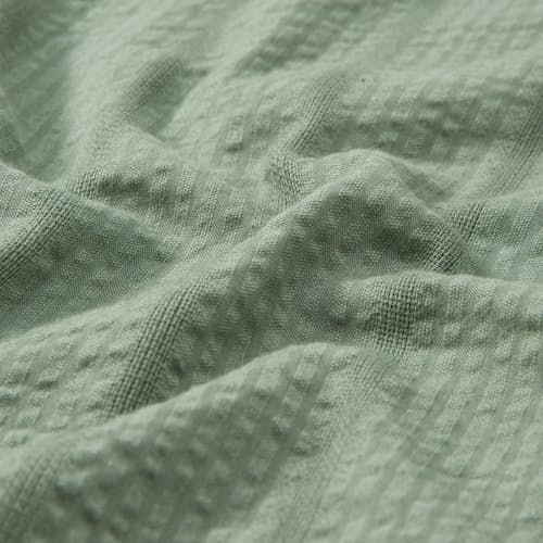laydown detail image of Striped Seersucker Camp Shirt
