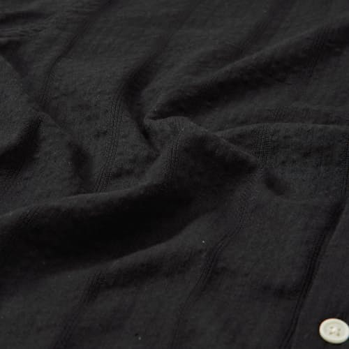 laydown detail image of Striped Seersucker Camp Shirt