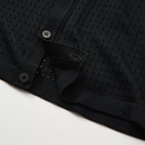 laydown detail image of Pointelle Button Down Polo