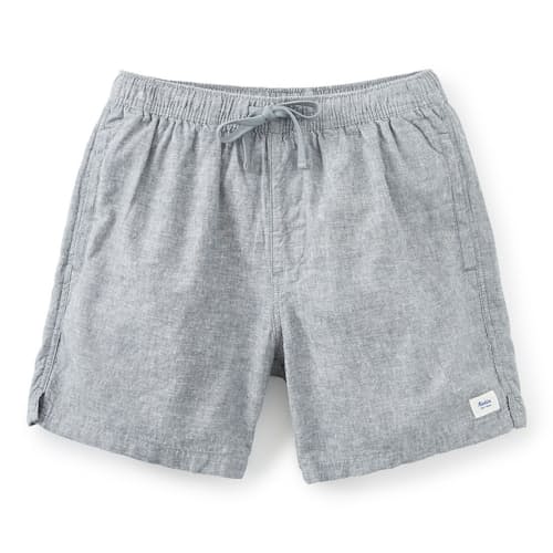 laydown image of Isaiah Cotton Linen Local Short - 7"