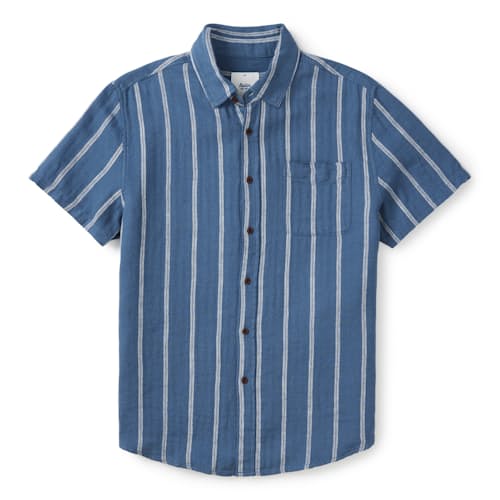 laydown image of Alan Short Sleeve Shirt