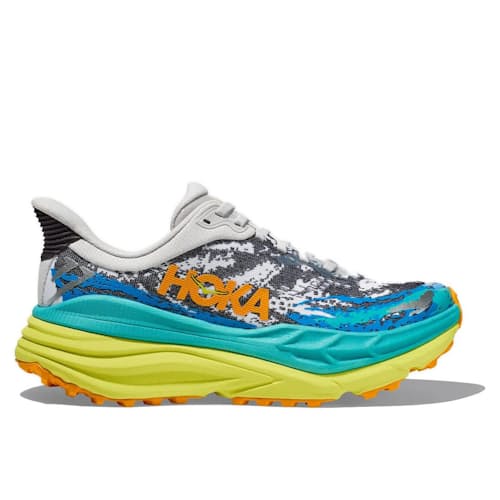 laydown image of Stinson 7 Trail Running Sneaker