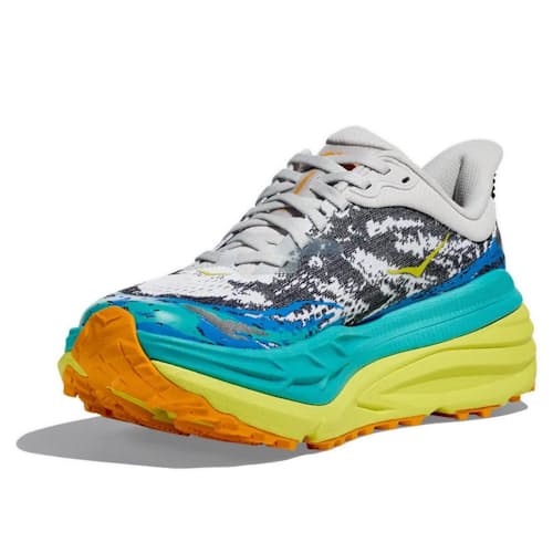 laydown image of Stinson 7 Trail Running Sneaker