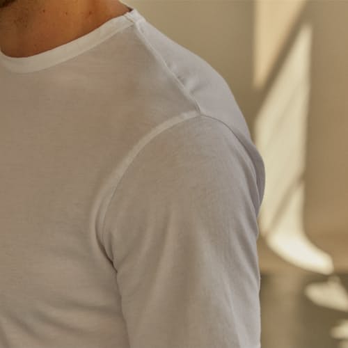 lifestyle image of Supima Crew T-Shirt