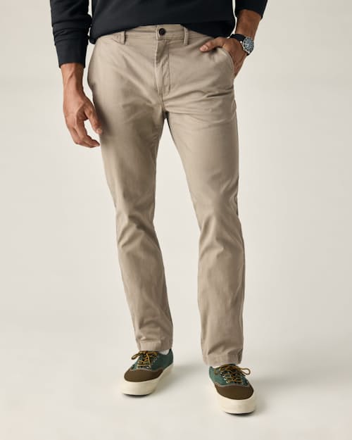 on model image of 365 Chino Pant - HB Slim