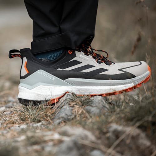 lifestyle image of Free Hiker 2 Low GTX Hiking Sneaker