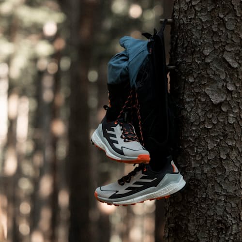 lifestyle image of Free Hiker 2 Low GTX Hiking Sneaker