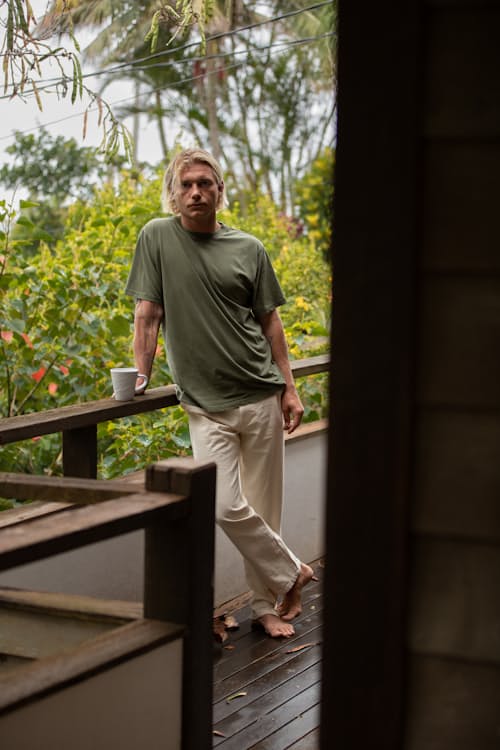 lifestyle image of Classic Straight Fatigue Pant