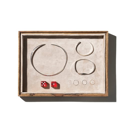 laydown image of Stackable Jewelry Tray