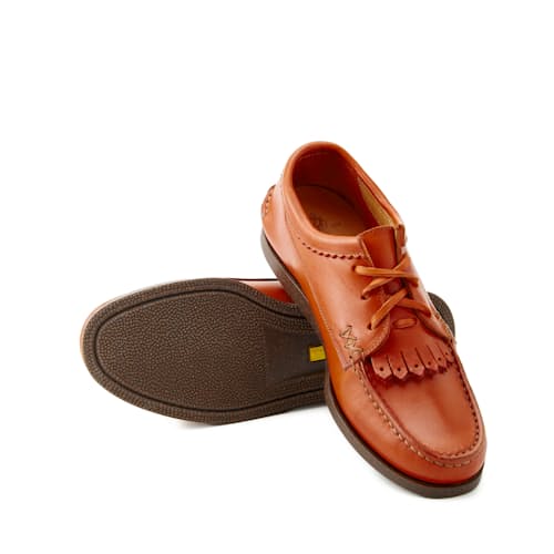 laydown image of Italian Blucher With Camp Sole